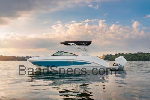 Sea Ray SDX 250 OB anmeldelser og tekniske specifikationer